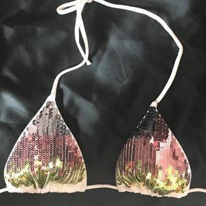 Victoria’s Secret Sequins Bikini Top